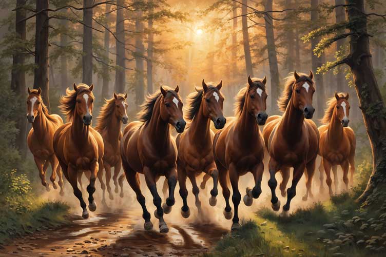 Horses Painting Feng Shui